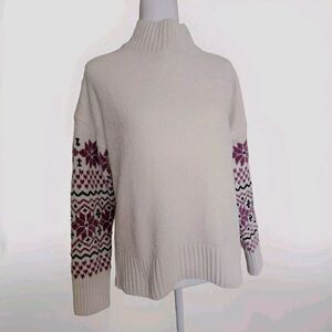 Christian Siriano Women's Knit Mock Sweater Size L